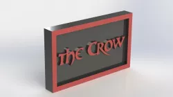 The Crow Logo Plaque Rectangle