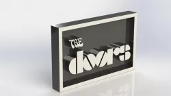 The Doors Logo Plaque Rectangle