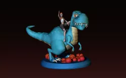 The T-rex girl