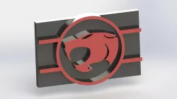 Thundercats Logo Plaque Rectangle