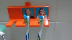 Tooth Brush holder with pictures