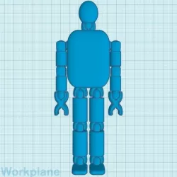 Toy Figurine featuring moving body parts with Accessories