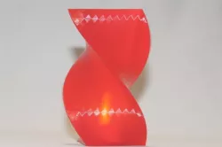 Triangle spiral vase