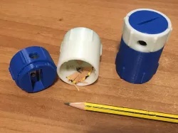 Tub pencil sharpener