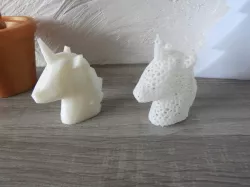 Unicorn - Low Poly / Voronoi