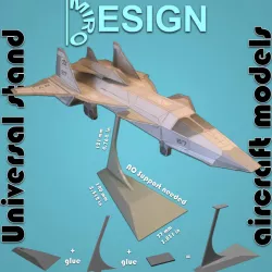 Universal Stand for Aircraft Models