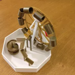Water Wheel Fountain #TinkerMechanical