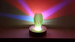 Wave Carved lamp