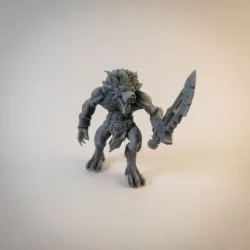 Werewolf Hybrid Form Barbarian