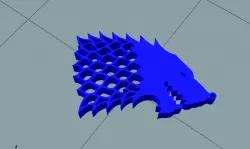 wolf keychain