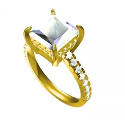 Womens Special Wedding Ring 3D CAD Model