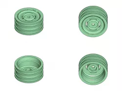 1.9" Wheels Rims Scaler Crawler Trucks Cars