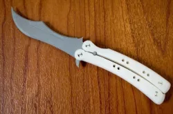 100% 3D printed butterfly knife (works 100%)