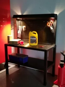 1Tenth Scale Pegboard Workbench