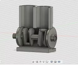 2 cylinder engine (model)