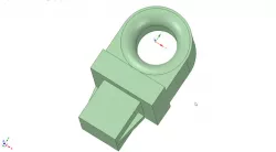 2008 Nissan Sentra hood prop clip