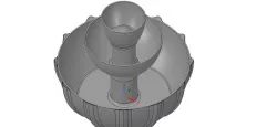 3 tier Flower pot Vase container tower decor 3D print and cnc