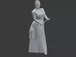 32mm Victorian Woman with Dagger