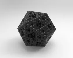 3d fractal object with stl