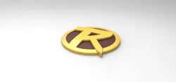 3D printable Robin emblem for cosplay costume