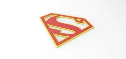3D printable Supergirl emblem for cosplay costume