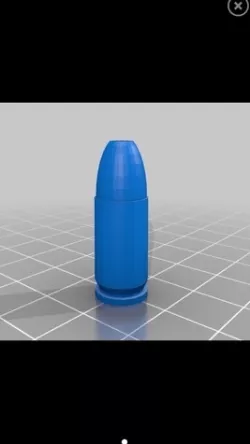 9mm bullet Paracord Bead