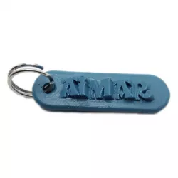 AIMAR Personalized keychain embossed letters