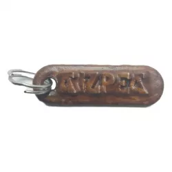 AIZPEA Personalized keychain embossed letters