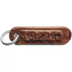 ALBERTO Personalized keychain embossed letters