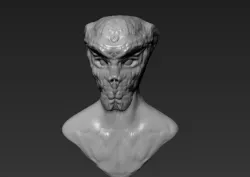 Alien bust