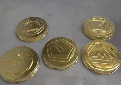 Alien rangers power coins 3D print model