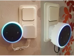 Amazon Echo Dot Vers. 1 + 2 Euro Plug Mount