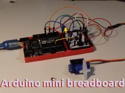 Arduino Uno tiny pratical breadboard