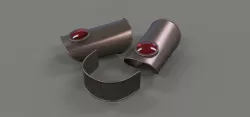 Arm cuffs and headband of Wiccan