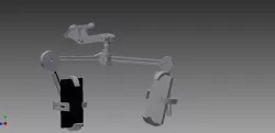 Automotive dual camera/phone stands.