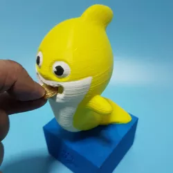 Baby shark coin bank