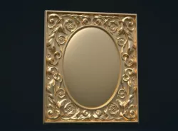 Baroque decor panel