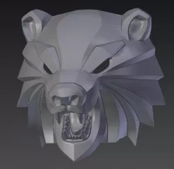 Bear head mask from The Witcher 3
