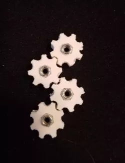Bed Leveling Thumb Wheel with M3 Nylock Nut