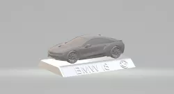 BMW i8 3D CAR MODEL HIGH QUALITY 3D PRINTING STL FILE