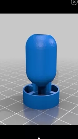 bomb shaped Paracord bead