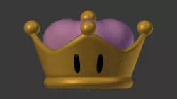 Bowsette crown