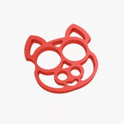 Brass knuckles cat