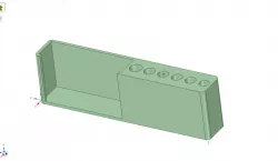 Business card holder - Left side and Pens- right side