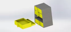 CABINET WITH SECRET DRAWER COMPARTMENT