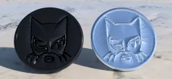 Catwoman coaster pair