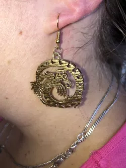 Celtic Dragon earrings
