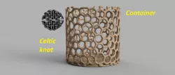 Celtic knot container