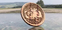 Celtic tree of Life drink-coaster (version 2)