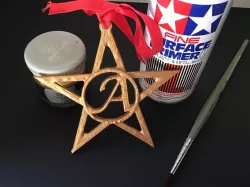 CHRISTMASTAR 3D letters stl file